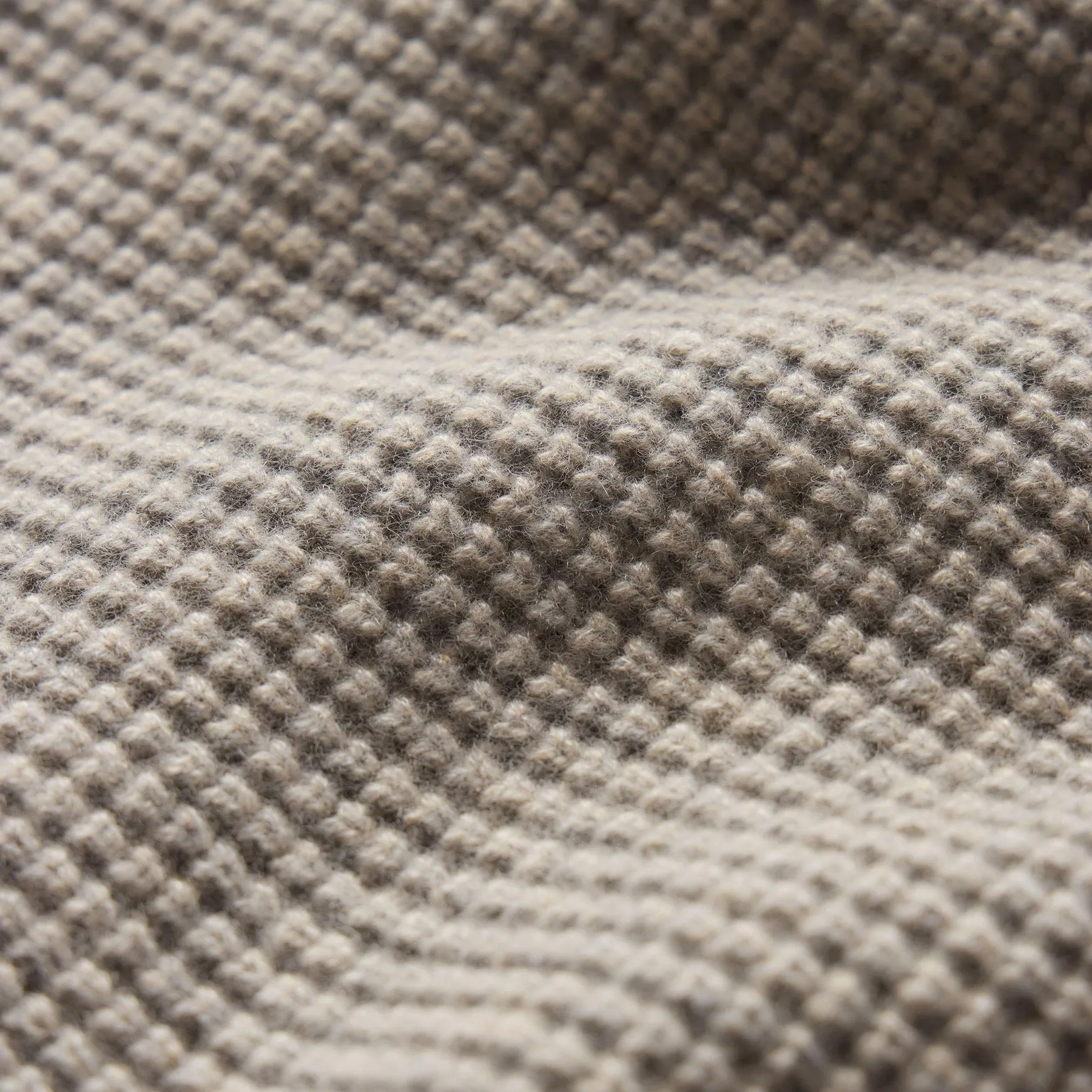 Waffle Knit Sweater - Overcast