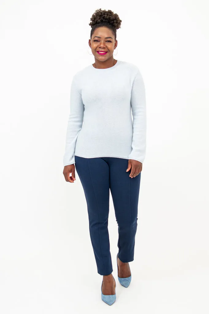 Whitaker Sweater, Blue Sparkle, Cashmere