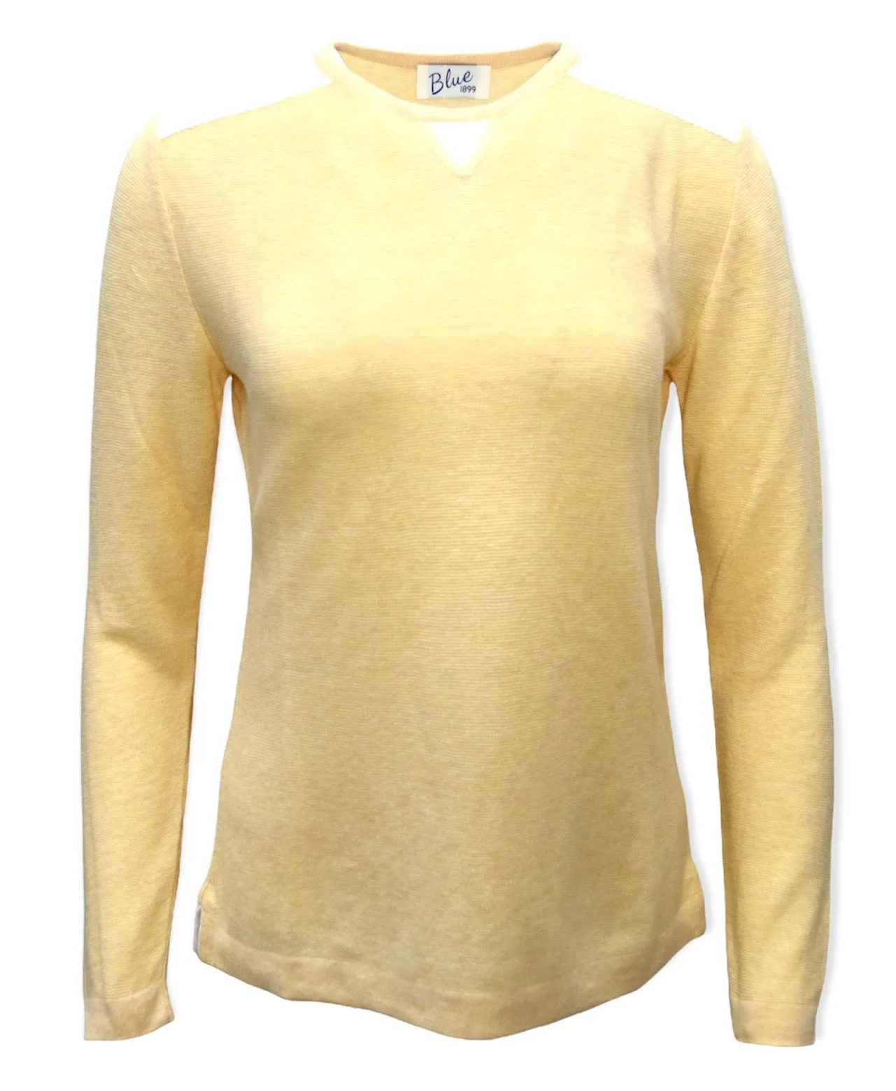 Women's Pima Cotton Knit Sweatshirt Style Sweater