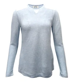 Women's Pima Cotton Knit Sweatshirt Style Sweater