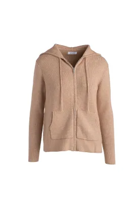 Zip Hoodie, Camel